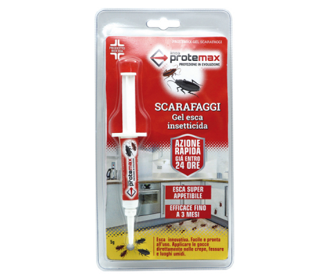 Esca gel siringa - per scarafaggi - 5 gr - Protemax - PROTE313 - DMwebShop