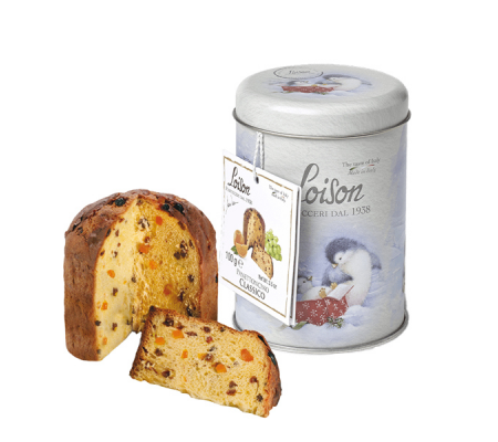 Panettoncino Classico - Linea Mignon - in latta - tradizionale -100 gr - Loison - 9195 - 799729005686 - DMwebShop