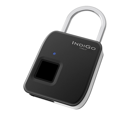 Lucchetto Indico Lock3 - con impronta digitale - Mediacom - MI-LOCK300 - 8028153103791 - DMwebShop