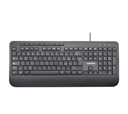 Tastiera Ergonomica Ultra slim - con filo - Mediacom - M-SKB4500 - DMwebShop