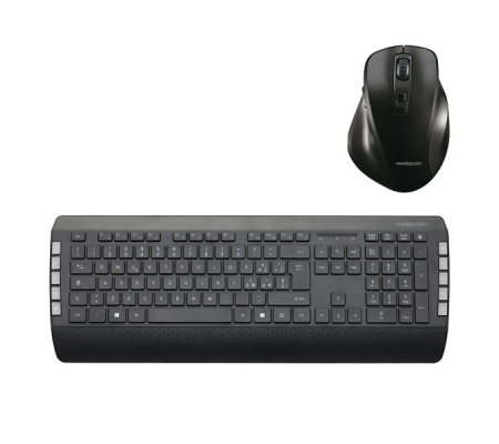 Set tastiera wireless con mouse wireless NX991 - Mediacom - M-MCK991 - DMwebShop