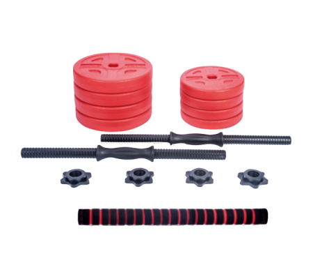 Set pesi con asta e manubri da 17 kg - Rovera - 637PV17 - DMwebShop