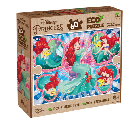 Puzzle maxi eco Disney Little Mermaid - 60 pezzi - Lisciani - 91874 - 8008324091874 - DMwebShop