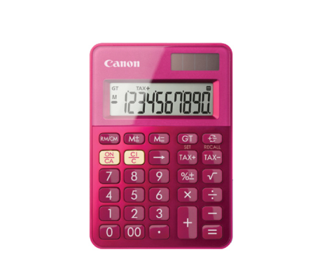 Calcolatrice - LS-100K-MPK RR HWB EMEA - rosa - Canon - 0289C003 - 4549292031461 - DMwebShop