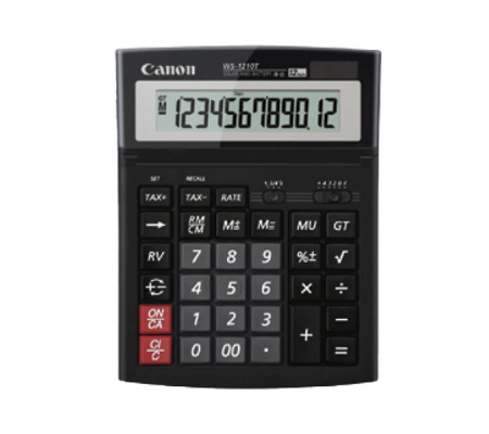 Calcolatrice - WS-1210T EMEA HB - grigio - Canon - 0694B001 - 4960999291246 - DMwebShop
