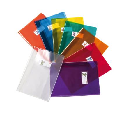 Coprimaxi Cristallo 14 - con alette e portanome - A4 - PVC - neutro - conf. 30 pezzi - Colorosa - 30714111.30 - 8004428012593 - DMwebShop
