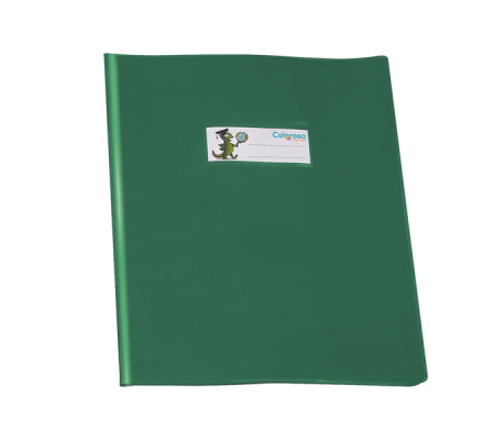 Copriquaderno coprente GreenLine - con alette - A5 - lucido - PVC - verde - Ri.plast - 34618044 - 8004428044655 - DMwebShop