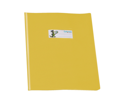 Copriquaderno coprente GreenLine - con alette - A5 - lucido - PVC - giallo - Ri.plast - 34618045 - 8004428972057 - DMwebShop