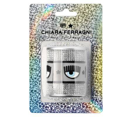 Temperamatite strass Chiara Ferragni collezione 2023 - 2 fori - 4,5 x 6 cm - Pigna - 023268300 - DMwebShop
