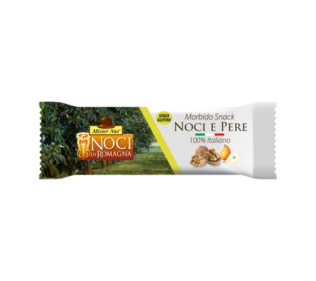 Barretta morbida - pere e noci - 28 gr - Mister Nut - 110072014415 - DMwebShop