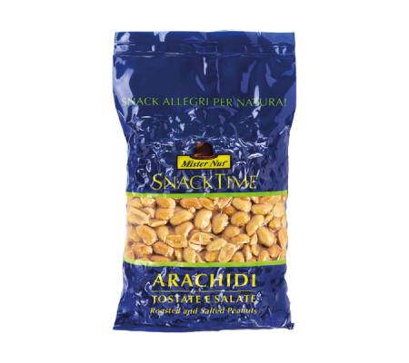 Arachidi tostate e salate - 250 gr - conf. 24 pezzi - Mister Nut - 28033000815 - 8001645002178 - DMwebShop