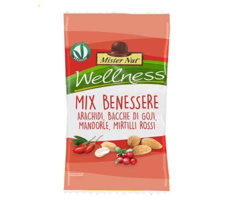 Mix benessere - 25 gr - conf. 24 pezzi - Mister Nut - 124089006115 - 8001645011897 - DMwebShop