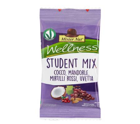 Student mix - 25 gr - conf. 24 pezzi - Mister Nut - 118072006115 - 8001645019596 - DMwebShop