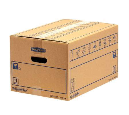 Scatola SmoothMove - per traslochi standard - 67 lt - cartone - conf. 10 pezzi - Bankers Box - 6207301 - 43859732586 - DMwebShop