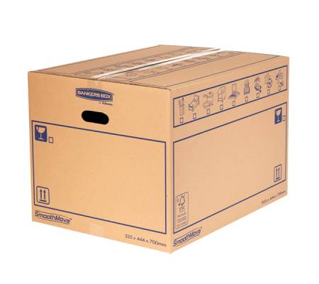Scatola SmoothMove - per traslochi - standard - 100 lt - cartone - conf. 10 pezzi - Bankers Box - 6208401 - 43859771578 - DMwebShop