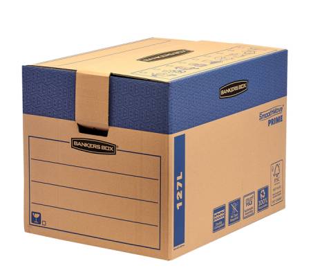 Scatola Smooth Move Prime - per traslochi - 127 lt - conf. 5 pezzi - Bankers Box - 6205401 - 50043859607056 - DMwebShop