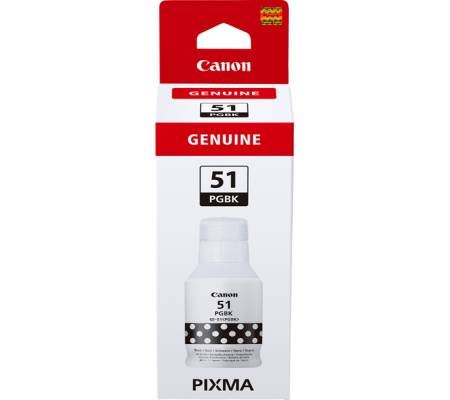 Flacone originale inchiostro - nero - GI-51 PGBK - 6000 pagine - Canon - 4529C001 - 4549292169546 - DMwebShop
