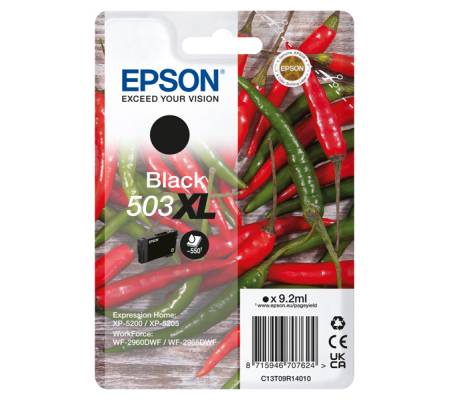 Cartuccia - nero - 503XL - 9,2 ml - Epson - C13T09R14010 - 8715946707624 - DMwebShop