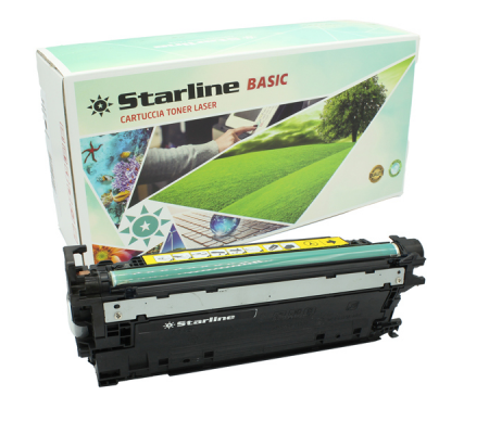 Toner compatibile Basic - per HP - Color LaserJet CP3525 - ciano - 7000 pagine - Starline - TNHP251C - 8025133125637 - DMwebShop