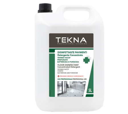 Disinfettante detergente - per pavimenti - concentrato - 5 lt - Tekna - k006 - 8009110025875 - DMwebShop