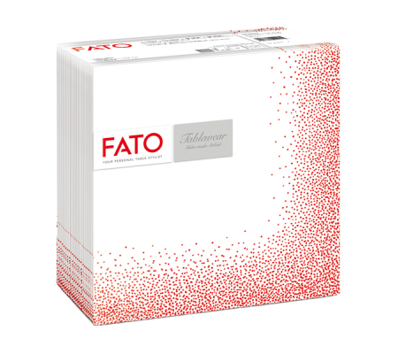 Tovagliolo Tablewear linea Puntini - 40 x 40 cm - rosso - conf. 50 pezzi - Fato - 88445200 - DMwebShop