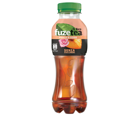 Fuze tea - in bottiglia - 400 ml - gusto pesca zero - conf. 12 pezzi - Coca Cola - COFPZ4 - 5449000255440 - DMwebShop