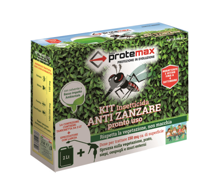 Kit insetticida antizanzare - pronto all'uso - Protemax - PROTE193 - 8005831012736 - DMwebShop