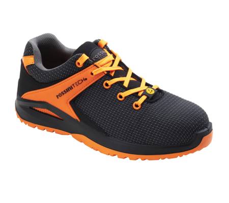 Calzatura di sicurezza Saslong Orange - S1P - numero 41 - nero-arancio fluo - Rossini - SSRC402-41 - 8056149339220 - DMwebShop