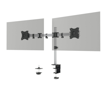 Braccio porta monitor Select - per 2 monitor - Durable - 5095-23 - 4005546734996 - DMwebShop