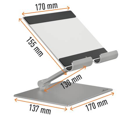 Supporto per tablet Rise - fino a 13' - Durable - 8940-23 - 4005546732633 - DMwebShop