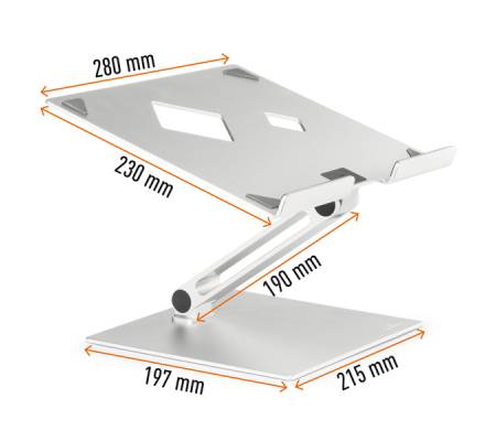 Supporto alza notebook Rise - da 10' a 17' - Durable - 5050-23 - 4005546732145 - DMwebShop