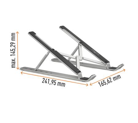 Supporto alza notebook Fold - fino a 15' - Durable - 5051-23 - 4005546732220 - DMwebShop