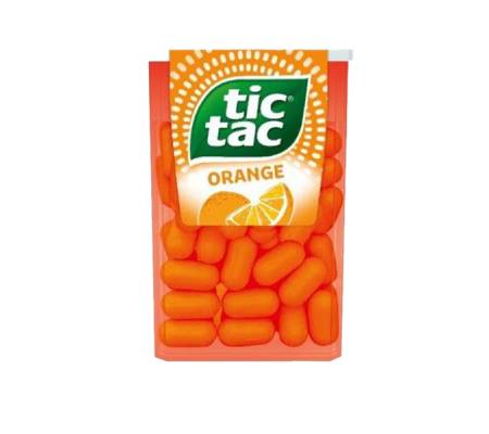 Caramelle Tic Tac - 16 gr - arancia - conf. 24 pezzi - Ferrero - FETAR - 8000500039014 - DMwebShop