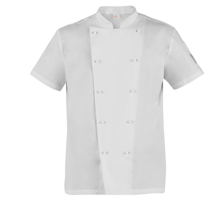 Giacca da cuoco Tommaso - a manica corta - taglia M - bianco - Giblor's - Q8G00185-C01-M - 8056149337790 - DMwebShop