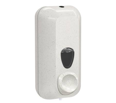 Dispenser per sapone liquido Woodplastic - 228 x 90 x 102 mm - capacita' 0,55 lt - bianco - Mar Plast - A71411WD - 8020090100130 - DMwebShop