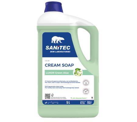 Crema di sapone Luxor Green - 5 lt - aloe verde - Sanitec - 1081 - 8054633837924 - DMwebShop