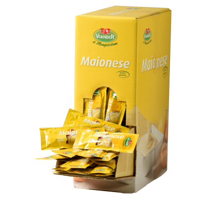 Maionese in bustina monodose - 15 gr - conf. 250 pezzi - Viander - 14020 - 8025797140205 - DMwebShop