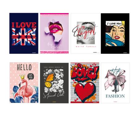 Maxiquaderno Teen Girl 2023 - A4 - 1 rigo - 21 fogli - 80 gr - conf. 10 pezzi - Blasetti - 8281 - 8007758282810 - DMwebShop
