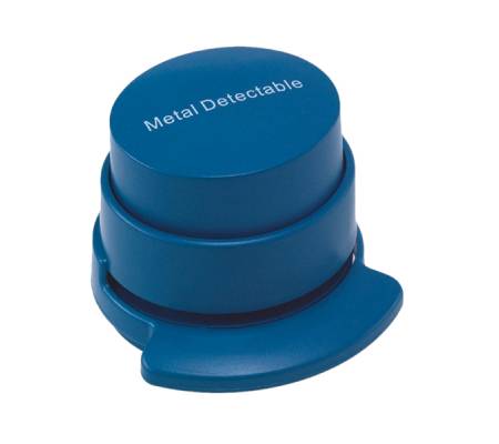 Pinzatrice detectabile - senza graffette - 5 x 6 cm - blu - No Brand - 1653 - DMwebShop