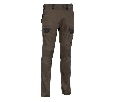 Pantalone Jember Super Strech - taglia 50 - fango-nero - Cofra - V567-1-03 - 50 - 8023796534414 - DMwebShop