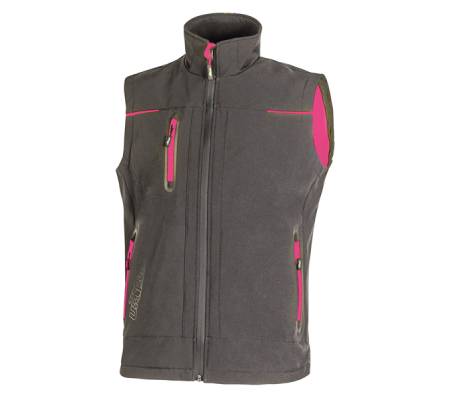 Gilet donna Universe Lady - taglia L - grigio-fucsia - U-power - FU188GF-L - 8033546443996 - DMwebShop