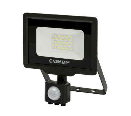 Proiettore LED PadLight5 - luce bianca naturale 4000 K - 20 W - nero - Velamp - IS748-5-4000K - 8003910106963 - DMwebShop