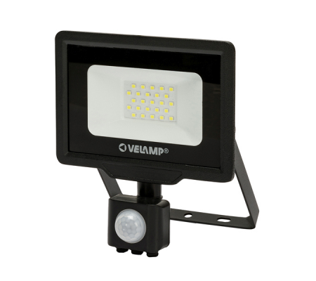 Proiettore LED PadLight5 - luce bianca naturale 4000 K - 20 W - nero - Velamp - IS748-5-4000K - DMwebShop