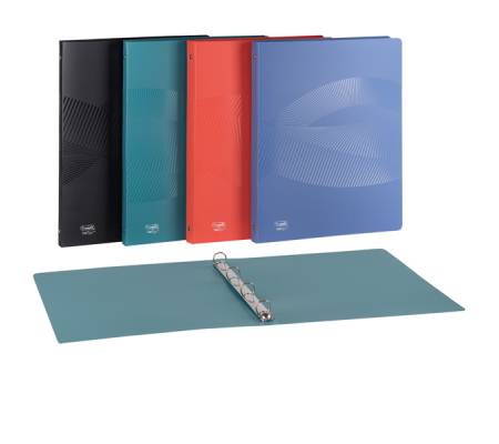 Raccoglitore Osmose Recyc - PP - 4 anelli tondi - dorso 30 mm - 22 x 30 mm - 15 colori assortiti - conf. 20 pezzi - Favorit - 400162659 - 8006779045503 - DMwebShop