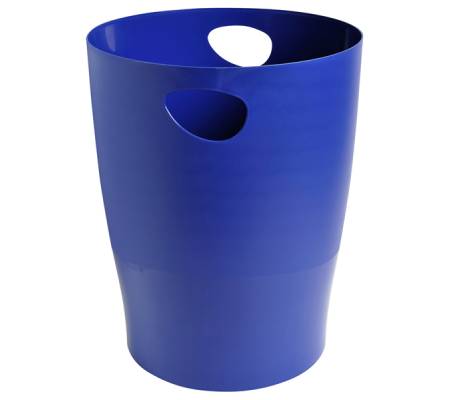 Cestino gettacarte Ecobin Bee Blue - 15 lt - blu navy - Exacompta - 45303D - 9002490453039 - DMwebShop