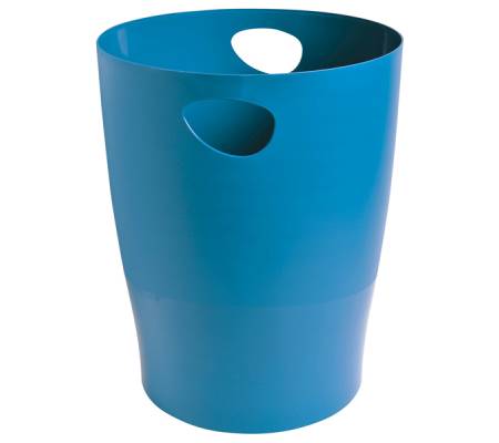 Cestino gettacarte Ecobin Bee Blue - 15 lt - turchese - Exacompta - 45384D - 9002490453848 - DMwebShop
