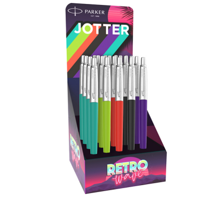 Penna sfera Jotter Original Retro' - colori assortiti - expo 20 pezzi - Parker - 2186316 - DMwebShop