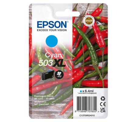 Cartuccia - ciano - 503XL - 6,4 ml - Epson - C13T09R24010 - 8715946707655 - DMwebShop