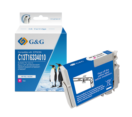 Cartuccia ink - compatibile - per Epson - WF-2010W-2510WF-2520NF - magenta - GeG - NP-R2-1633M - DMwebShop