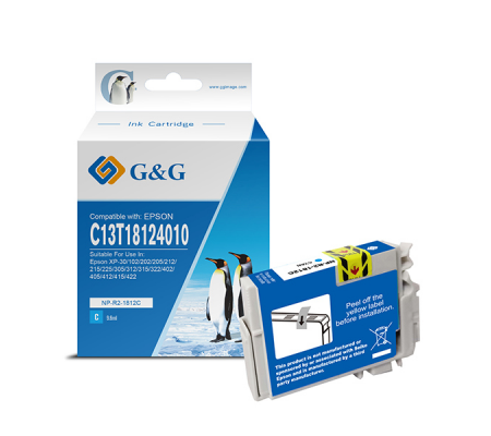 Cartuccia ink - compatibile - per Epson - P-30-102-202 - ciano - GeG - NP-R2-1812C - 6970153211308 - DMwebShop